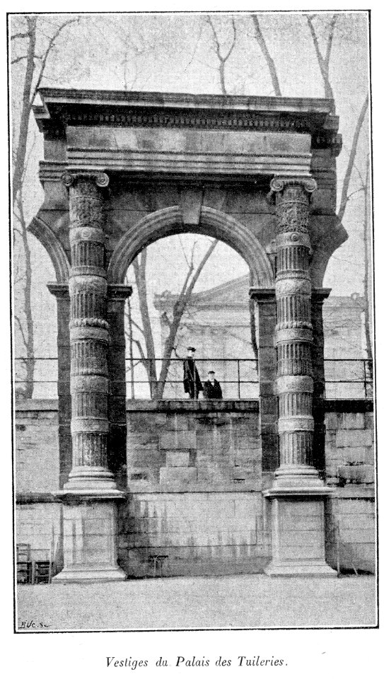 Clément Maurice Paris en plein air, BUC, 1897,060Vestiges du Palais des Tuileries