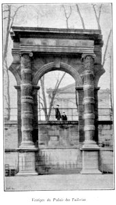 Clément Maurice Paris en plein air, BUC, 1897,060Vestiges du Palais des Tuileries