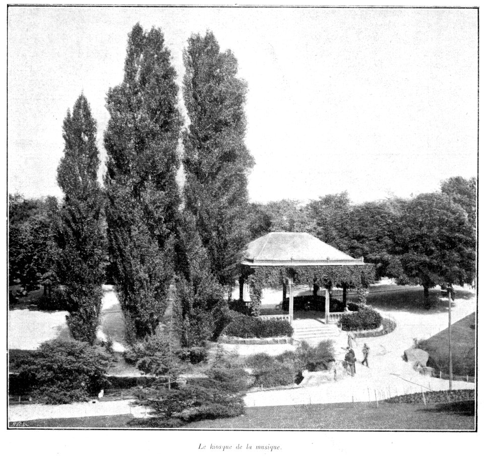 Clément Maurice Paris en plein air, BUC, 1897,111 Le kiosque de la musique