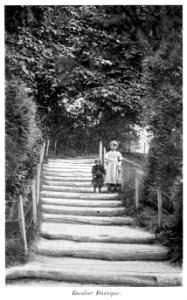 Clément Maurice Paris en plein air, BUC, 1897,115 Escalier Rustique