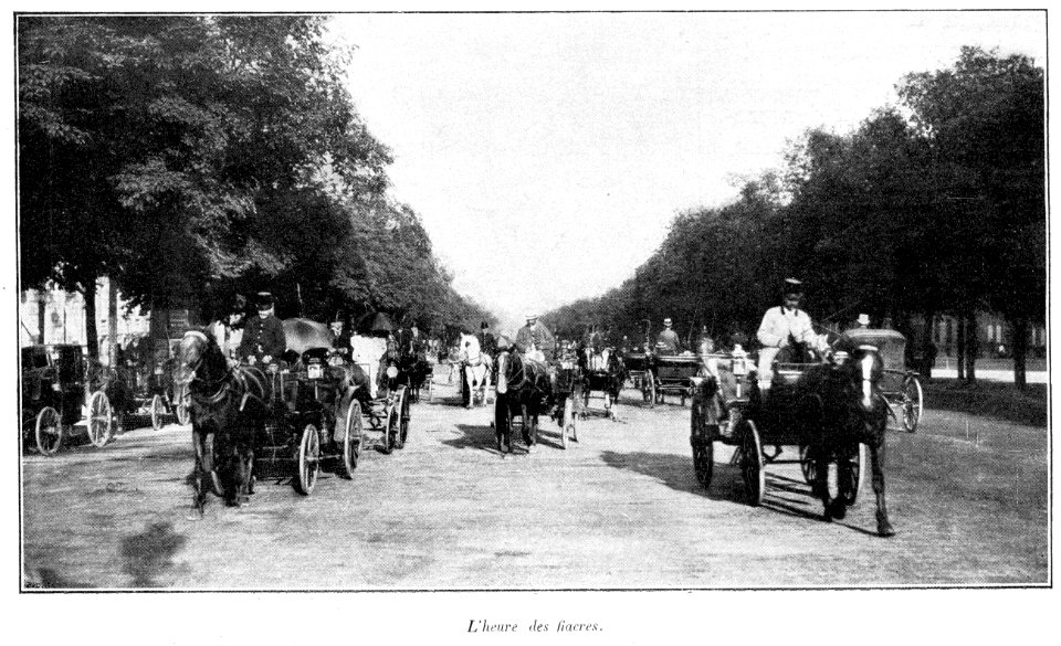 Clément Maurice Paris en plein air, BUC, 1897,072 L'Heure des fiacres