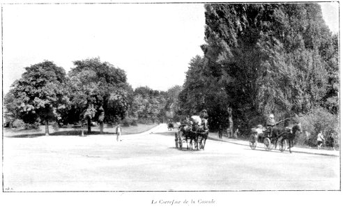 Clément Maurice Paris en plein air, BUC, 1897,082 Le Carrefour de la Cascade
