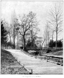 Clément Maurice Paris en plein air, BUC, 1897,088 Pont rustique près du Lac Saint-Mandé
