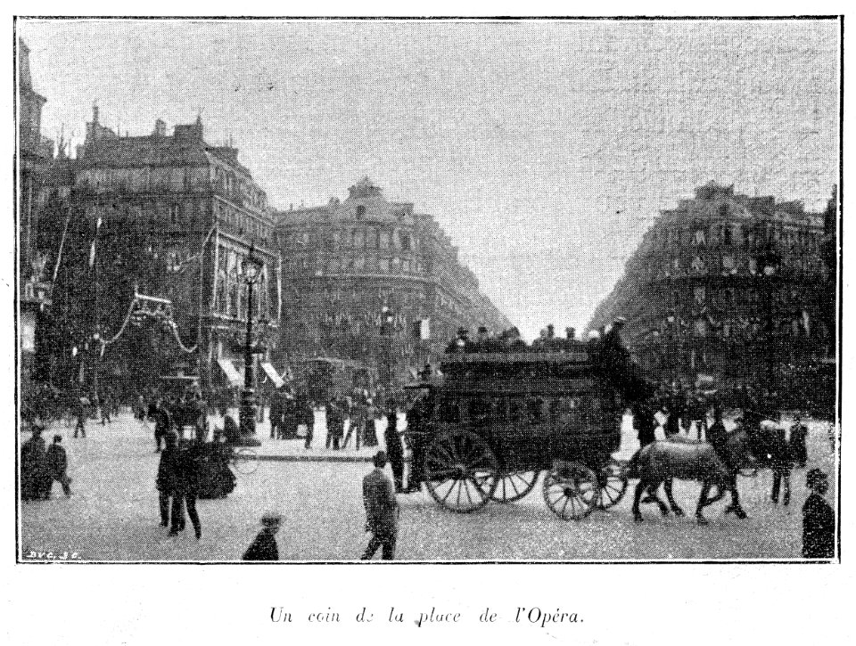 Clément Maurice Paris en plein air, BUC, 1897,144 Un coin de la place de l'Opéra