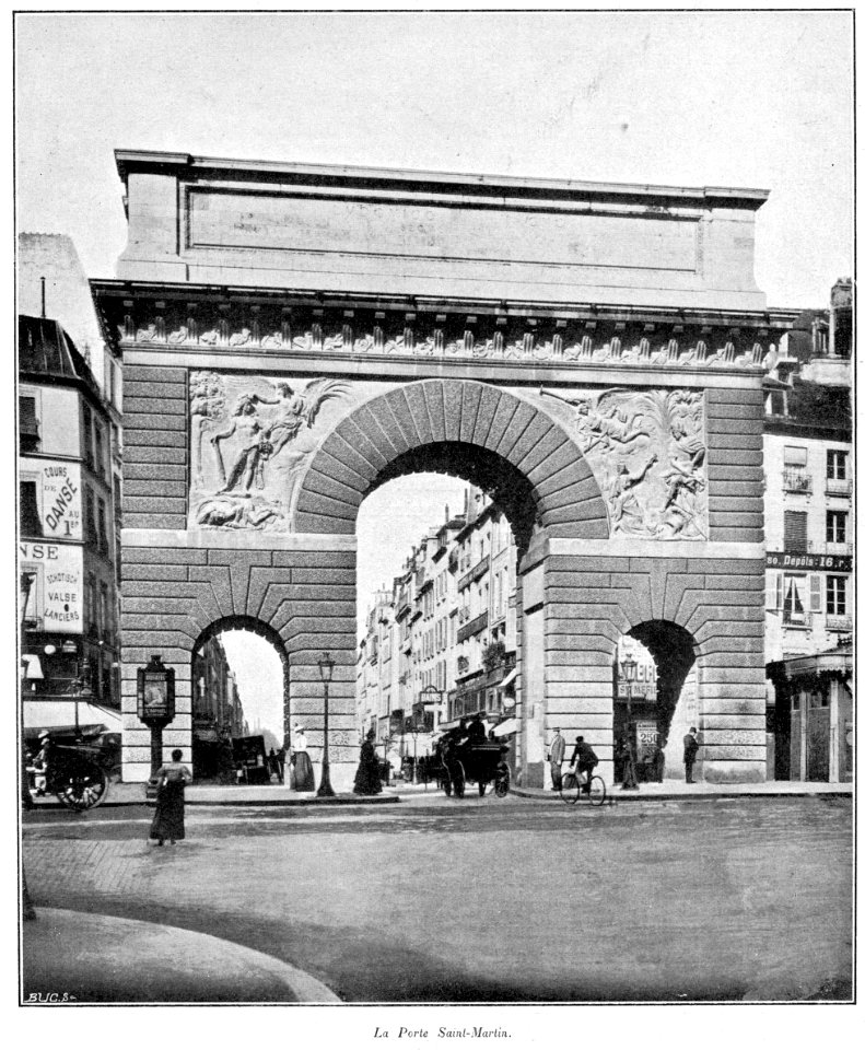 Clément Maurice Paris en plein air, BUC, 1897,148 La Porte Saint-Martin