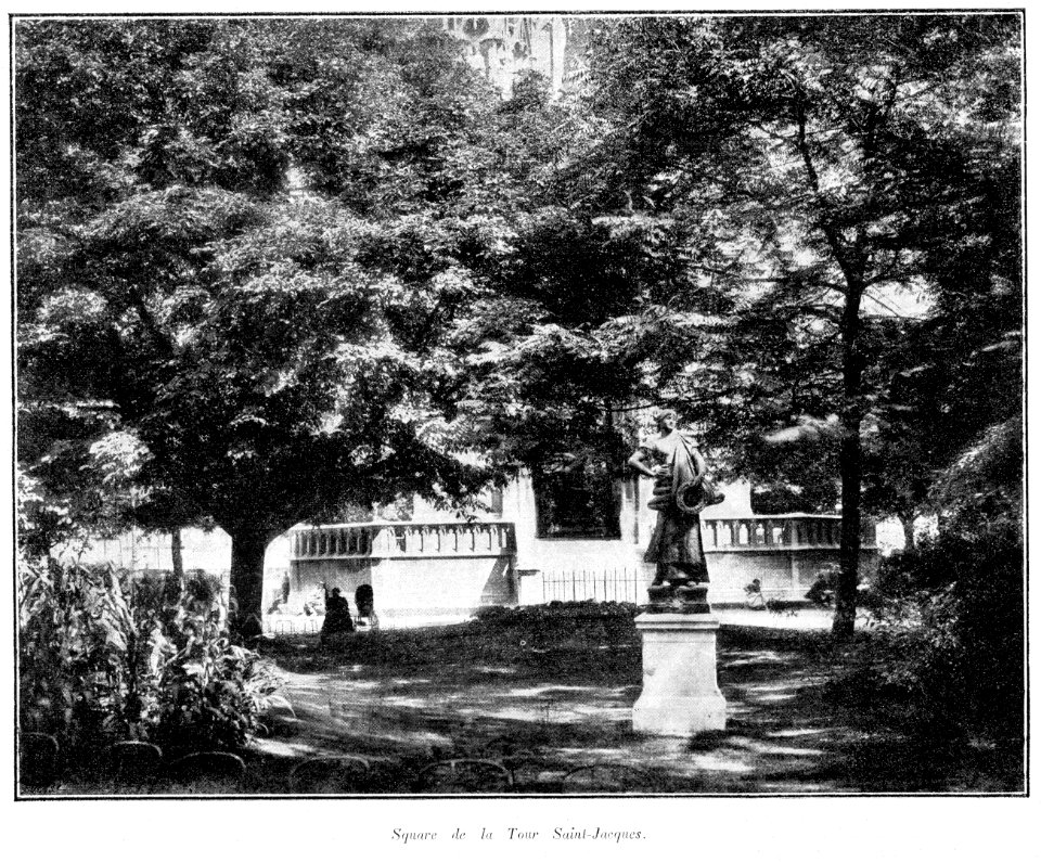 Clément Maurice Paris en plein air, BUC, 1897,120 Square de la Tour Saint-Jacques
