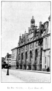 Clément Maurice Paris en plein air, BUC, 1897,176 La rue Clotilde, lycée Henri IV