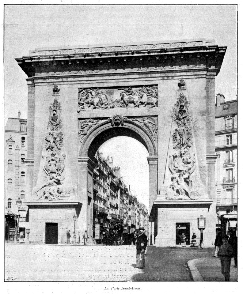 Clément Maurice Paris en plein air, BUC, 1897,147 La Porte Saint-Denis
