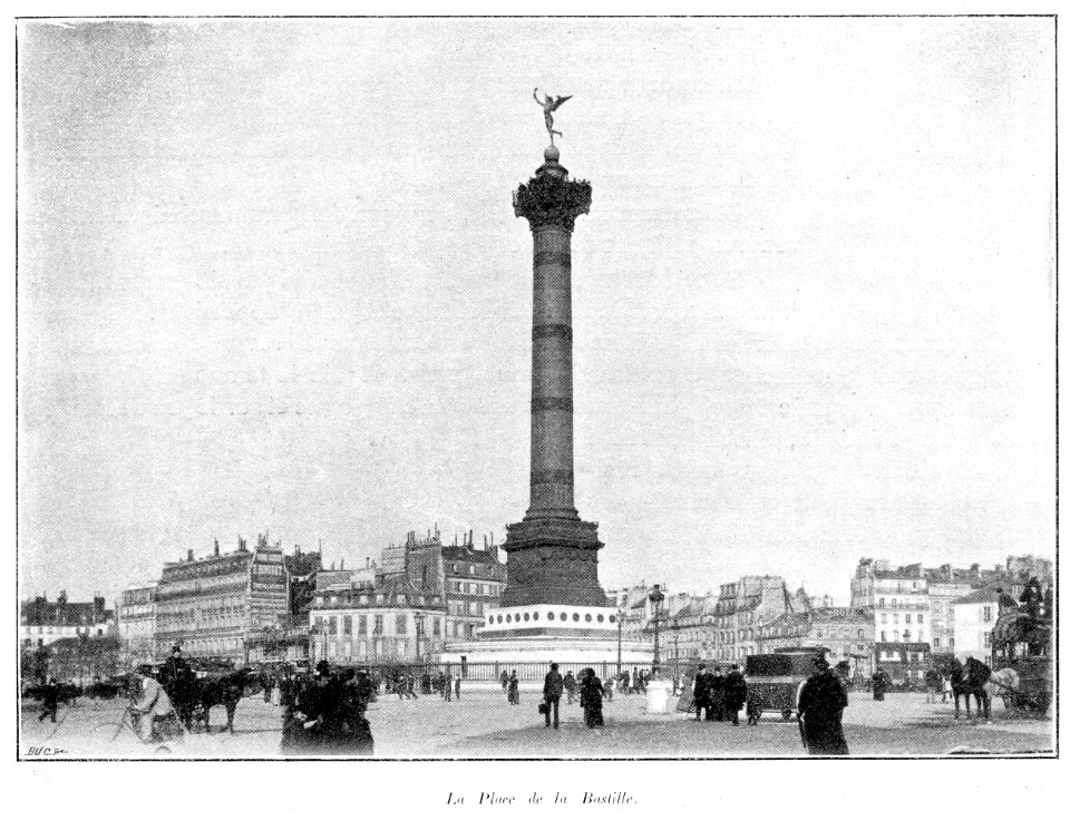 Clément Maurice Paris en plein air, BUC, 1897,153 La Place de la Bastille