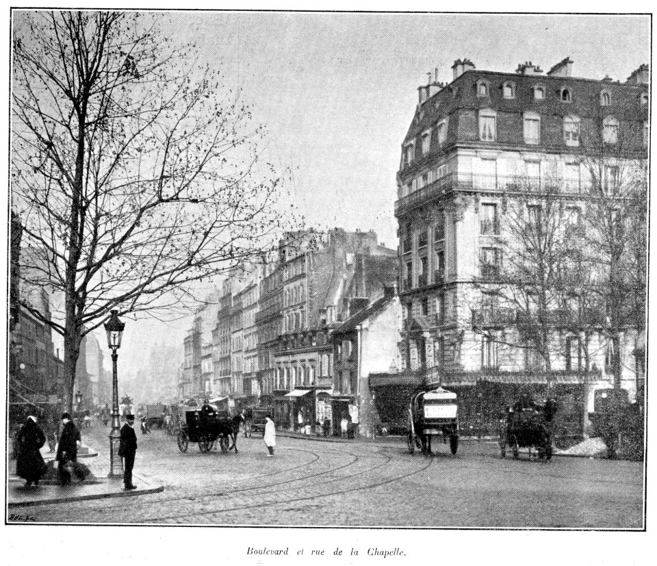 Clément Maurice Paris en plein air, BUC, 1897,157 Boulevard et rue de la Chapelle