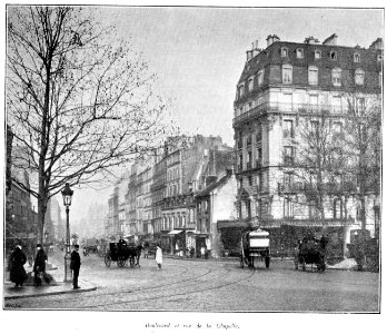 Clément Maurice Paris en plein air, BUC, 1897,157 Boulevard et rue de la Chapelle photo