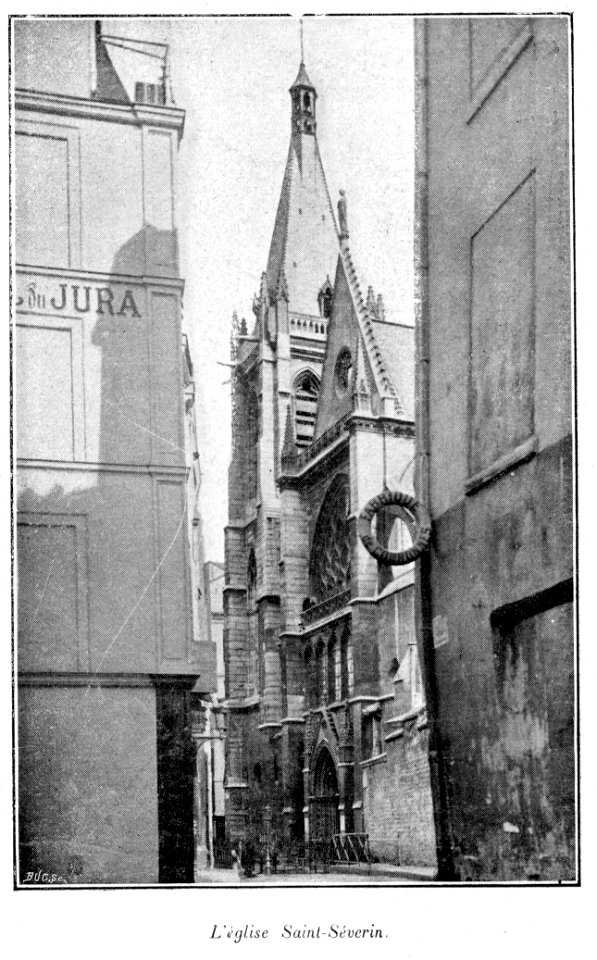 Clément Maurice Paris en plein air, BUC, 1897,169 L'église Saint-Séverin