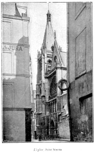 Clément Maurice Paris en plein air, BUC, 1897,169 L'église Saint-Séverin