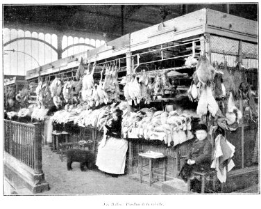 Clément Maurice Paris en plein air, BUC, 1897,185 Les Halles, Pavillon de la volaille