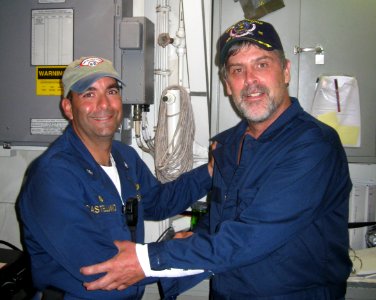 Cmdr. Frank Castellano and Capt. Richard Phillips - 090412-N-XXXXN-001