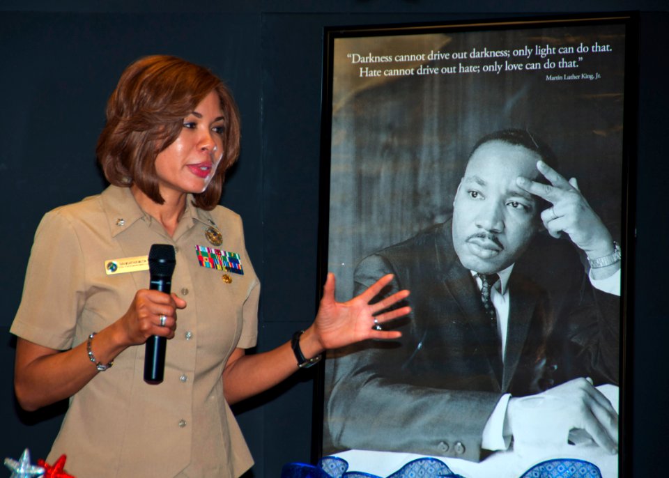Cmdr. McArthur-Milton speaks about Martin Luther King Jr. (8413079399)
