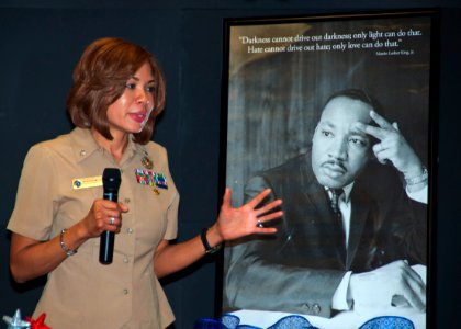 Cmdr. McArthur-Milton speaks about Martin Luther King Jr. (8413079399)