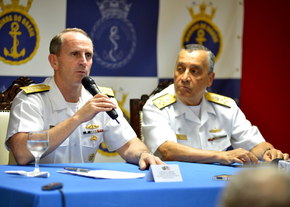 CNO Adm. Greenert speaks in Brazil. (8408579798)