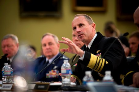 CNO Adm. Greenert testifies about sequestration. (8515021575)