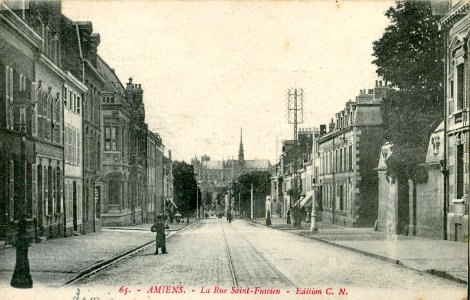 CN 65 - AMIENS - La Rue Saint-Fuscien