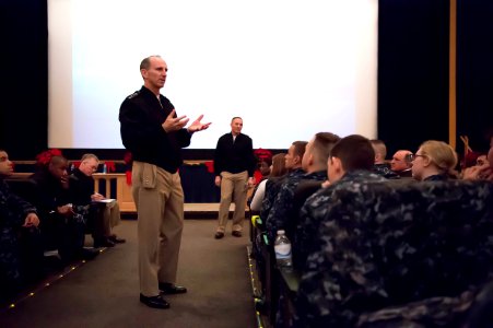CNO Adm. Greenert speaks at NETC. (8270224736)