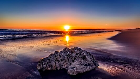 Orange andalusia horizon photo