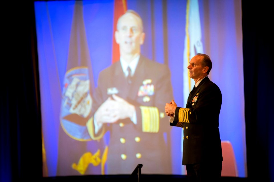 CNO Adm. Greenert speaks to engineers in Virginia. (8509274705)