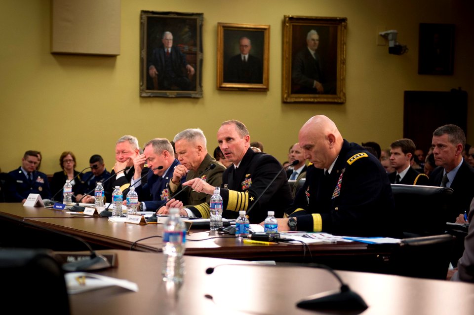 CNO Adm. Greenert testifies about sequestration. (8516136838)