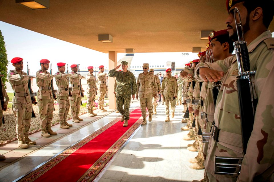 CNO Adm. Greenert is welcomed at King Abdulaziz Naval Base. (8470061121)