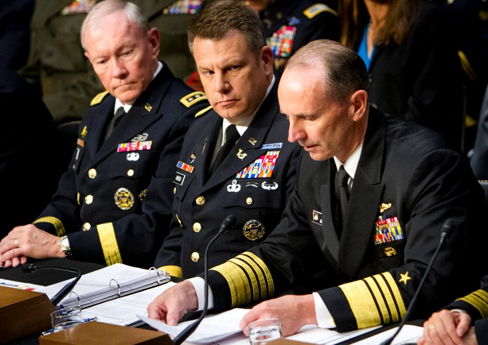 CNO testifies before the Senate Armed Services Committee. (8959960459)
