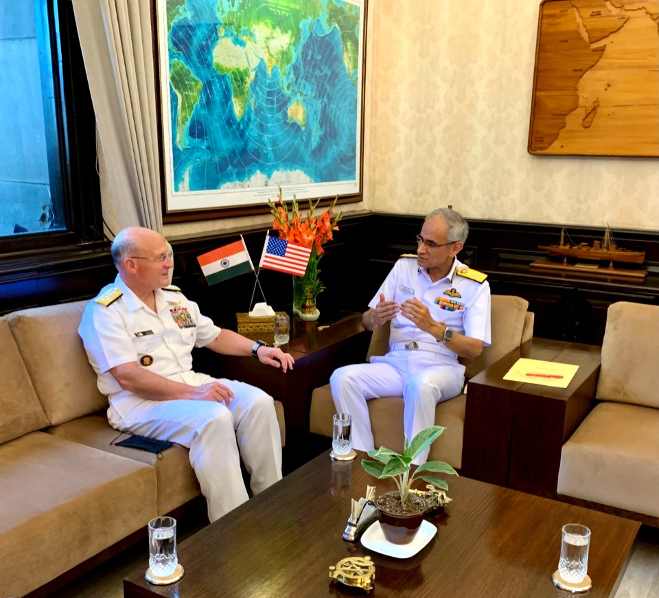 CNO Gilday Visits New Delhi 211012-N-HT307-1004