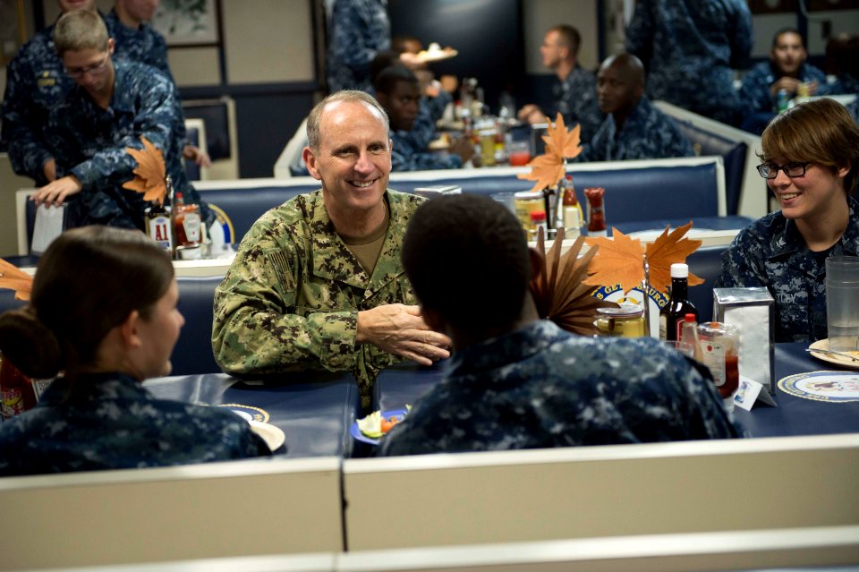 CNO visits sailors 131128-N-WL435-642