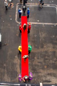 CNO, Indian Chief of Naval Staff Visit USS Carl Vinson (CVN 70) as part of MALABAR 21 211014-N-RO680-1078