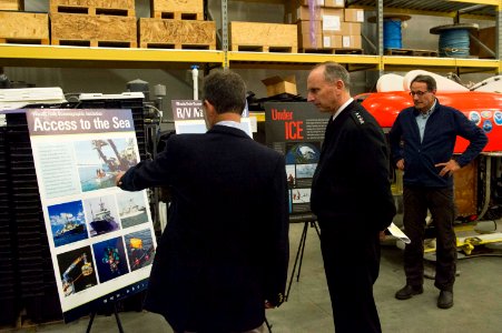 CNO visits Woods Hole Oceanographic Institution 141106-N-WL435-197