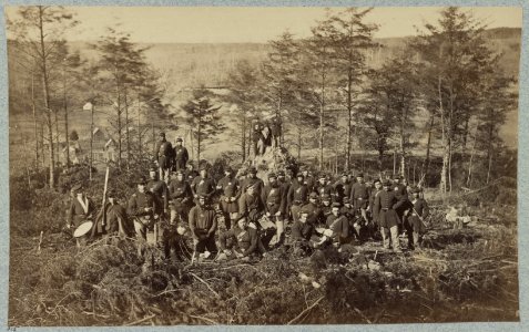 Co. - , 170th New York Infantry on reserve picket duty LCCN2013648622