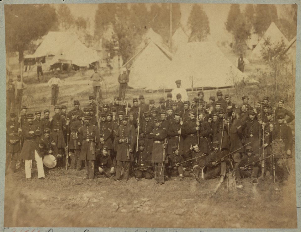 Co. - , 3d Connecticut Infantry, Camp Douglass, 1861 LCCN2013648643