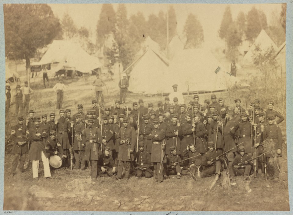 Co. - , 3d Connecticut Infantry, Camp Douglass, near Washington, D.C LCCN2013648645