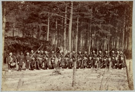 Co. F, 114th Pennsylvania Infantry in front of Petersburg, Va., August, 1864 LCCN2013648603
