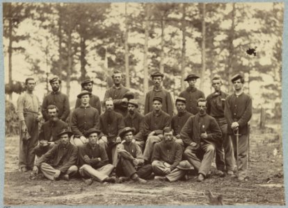 Co. B, U.S. Engineers in front of Petersburg, Va., August, 1864 LCCN2013648600