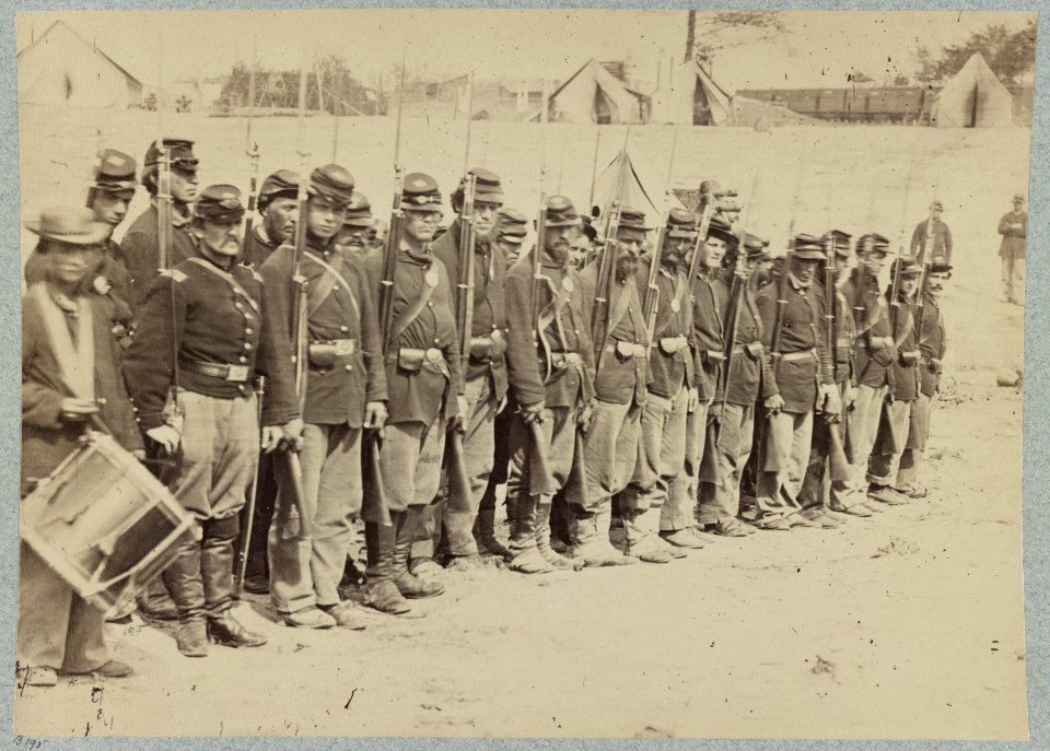 Co. C, 110th Pennsylvania Infantry after battle of Fredericksburg, Va LCCN2013648606