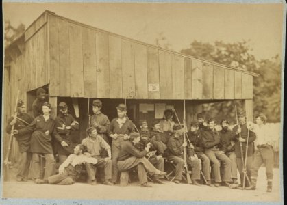Co. D, 1st Rhode Island Volunteers, Camp Sprague, 1861 LCCN2013648647