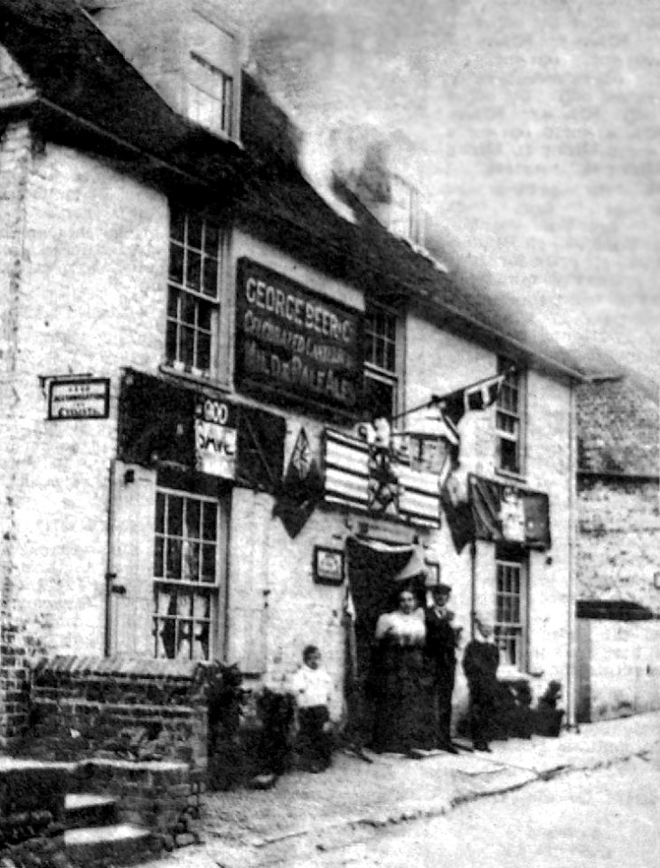 Coach and Horses pub in Buttsole, Eastry, Kent