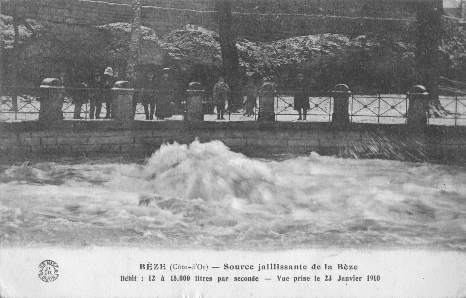 Beze source jaillissante de la beze 23jan1910