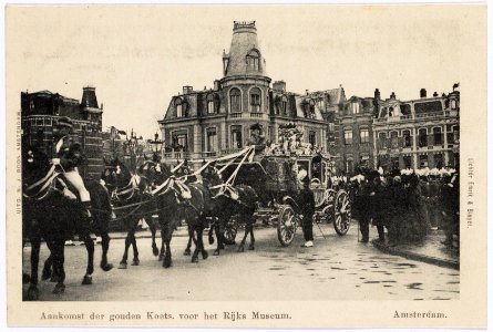 Bezoek Koningin Wilhelmina en Prins Hendrik t.g.v. hun huwelijk-011 photo