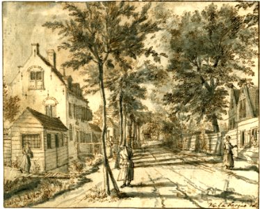 Bezuidenhoutseweg gezien richting Herengracht, 1760