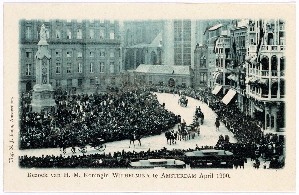 Bezoek Koningin Wilhelmina en Prins Hendrik, 1900
