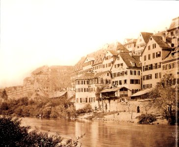 Bezei neben dem Hölderlinturm ca.1870 (Wwm016)