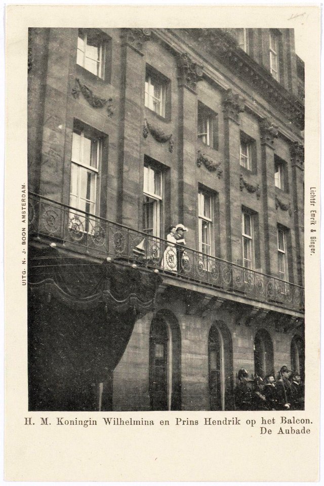 Bezoek Koningin Wilhelmina en Prins Hendrik t.g.v. hun huwelijk-006