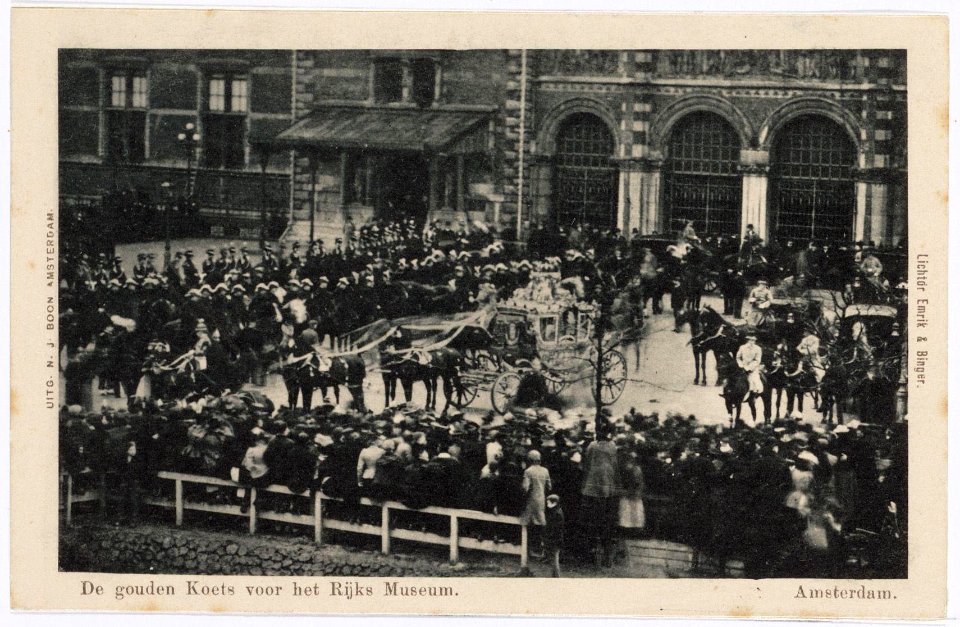 Bezoek Koningin Wilhelmina en Prins Hendrik t.g.v. hun huwelijk-010