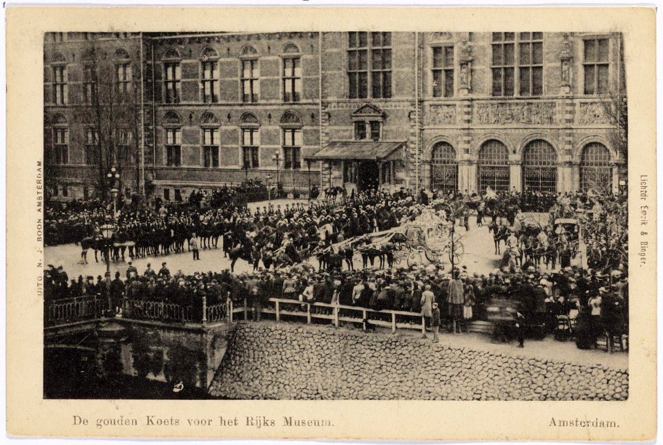 Bezoek Koningin Wilhelmina en Prins Hendrik tgv hun huwelijk foto1